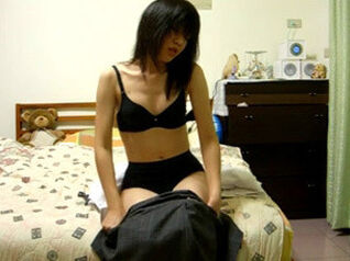girl undressing on webcam